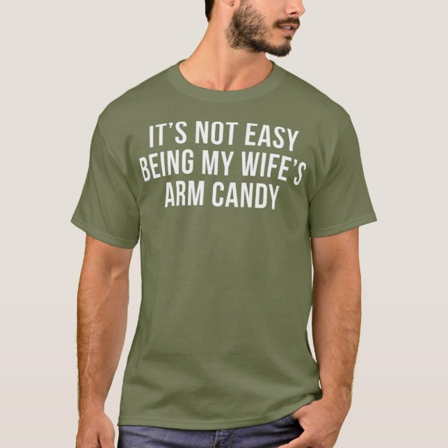 Não É Fácil Ser Minha Mulher Arma Camisa De Doces (Frente)