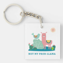 Não é o meu Chaveiro da Pun Pun Square Prob-llama