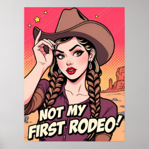 Não é o meu primeiro Impressão de Poster-Retro-Art