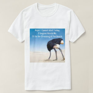 Não é possível adultar hoje a camiseta T