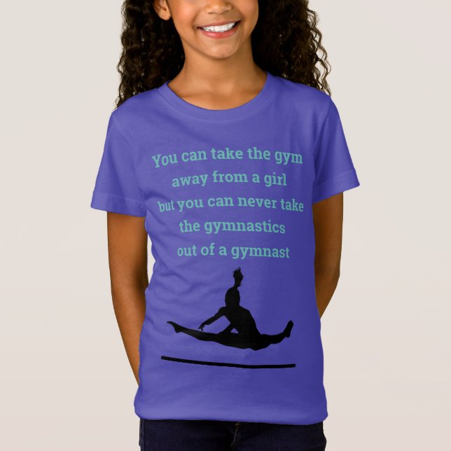 Não é possível levar a ginástica de uma camiseta d (Frente)