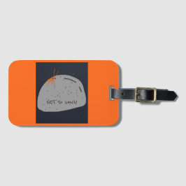 Não é uma etiqueta de bagagem engraçada do Solitár