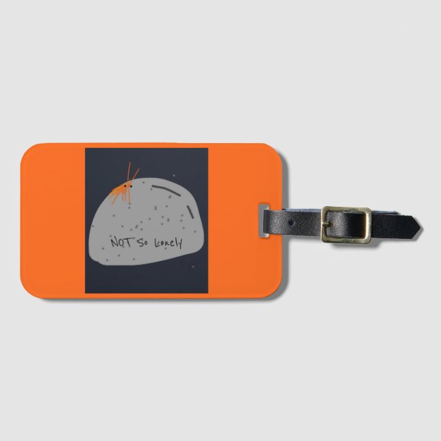 Não é uma etiqueta de bagagem engraçada do Solitár (Frente Horizontal)