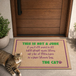 Não é uma Piada - O Tapete de Gato