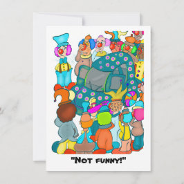 Não Engraçado! Cartão de Folha Única
