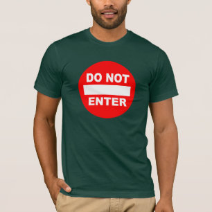 Não entrar / entrar na camisa - escolha estilo, co