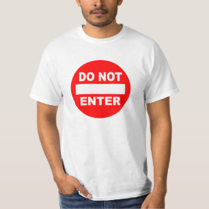 Não entrar / entrar na camisa - escolha o estilo
