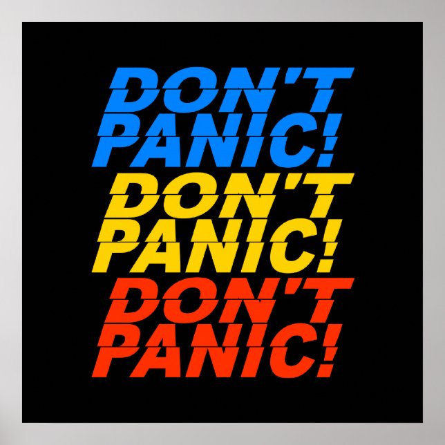 Não entre em pânico! poster (Frente)