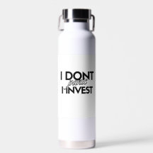 NÃO ENTRO EM PÂNICO. EU INVEStO - Garrafa Isolada 