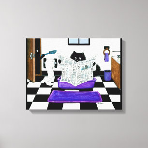 Não esqueça escavar a arte das canvas do gato po