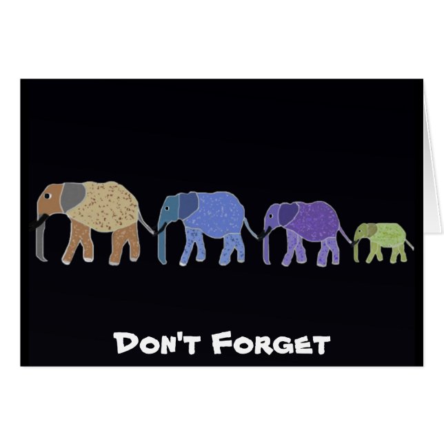 Não esqueça o cartão (Frente Horizontal)