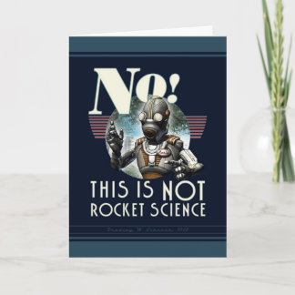 Não! Este NÃO é o Cartão de Saudação da Rocket Sci
