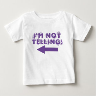 "Não estou contando!" Camiseta bebê