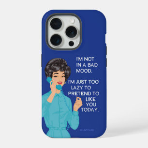 Não estou de mau humor.