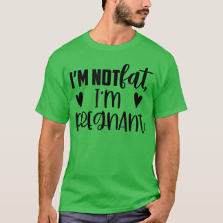 Não Estou Gorda Estou Grávida camiseta vintage mas