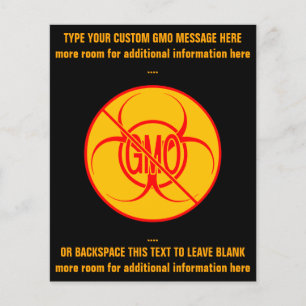 Não existem folhetos de OGM Bioperigosos Folhetos