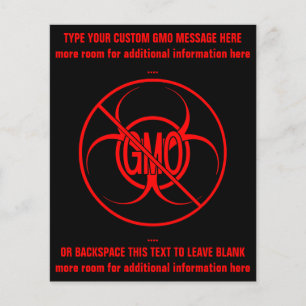 Não existem folhetos de OGM Bioperigosos Folhetos