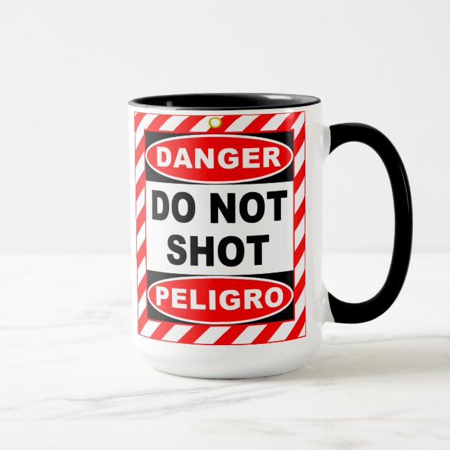 NÃO FAÇA DISPAROU na caneca (Direita)