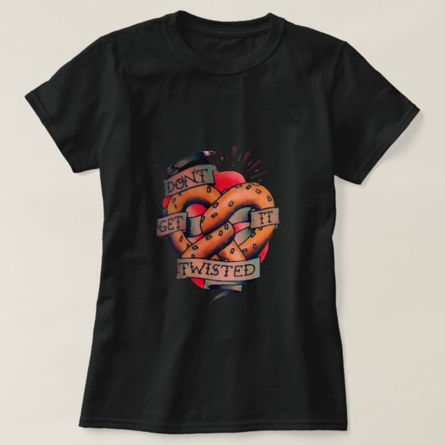 Não faça uma camiseta torcida (Frente do Design)