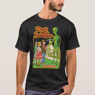 Não fale com estranhos clássicos da T-Shirt