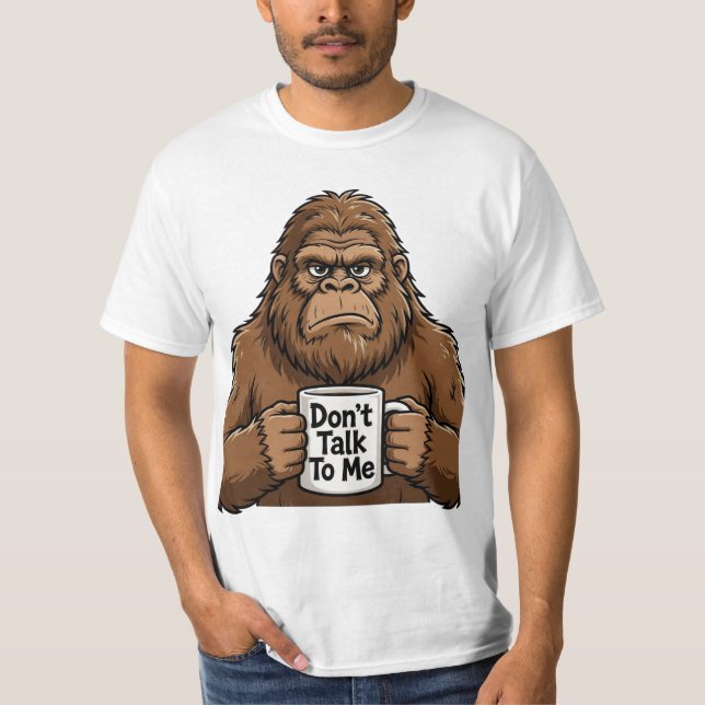 Não fale comigo camiseta (Frente)