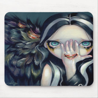 "Não fale nenhum" Mousepad mau