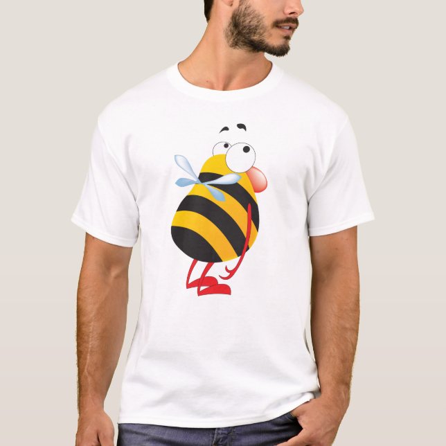 Não faz a camisa tímida da abelha para crianças (Frente)