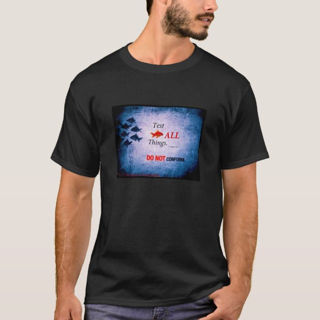 Não faz conformar-se/teste todo o t-shirt das (Frente)