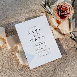 Não Foto Simples Moderna Salvar Convite de Data