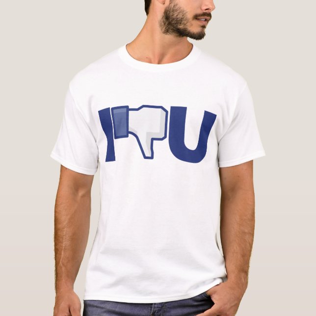 Não goste da camiseta Engraçada (Frente)