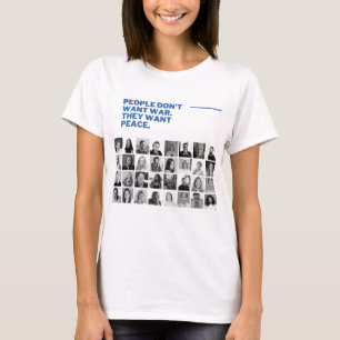 Não Guerra quer Camiseta de Paz