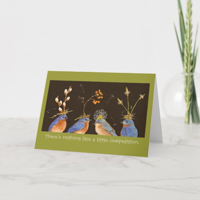 Não há nada como um pequeno cartão de competição (Frente)