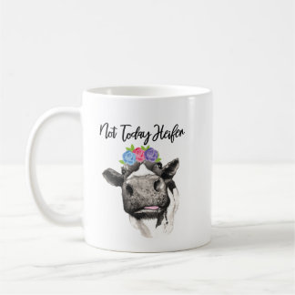 Não hoje caneca de café da bezerra