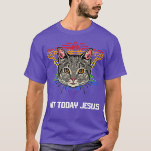 não hoje jesus LGBT Cat Premium T-Shirt