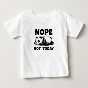 Não Hoje Não, Panda Bear Kids T-Shirt Teto