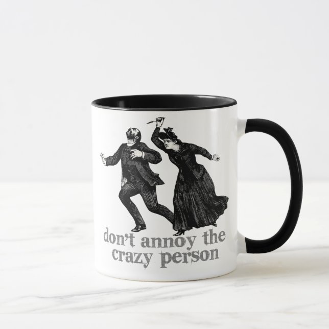 Não irrite a caneca louca da pessoa (Direita)