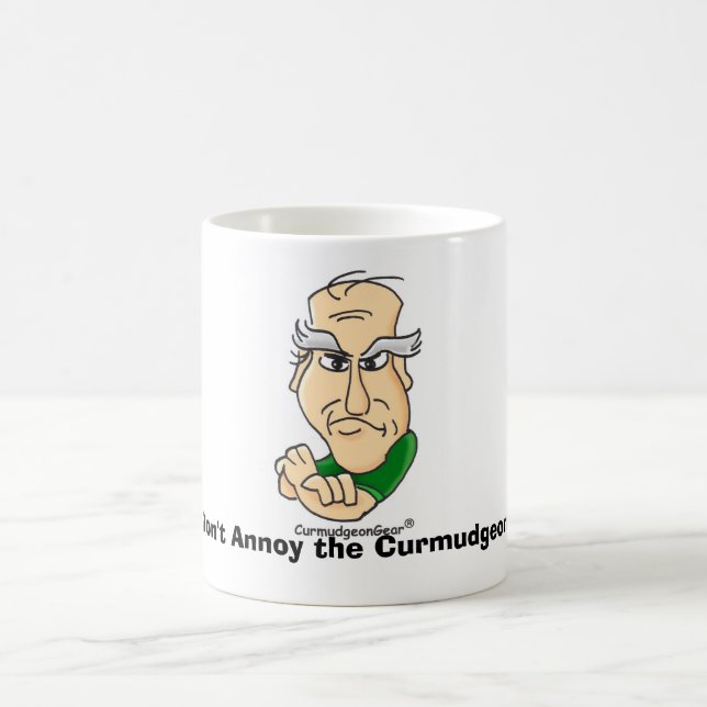 Não irrite o Curmudgeon!  Caneca (Centro)
