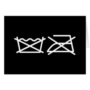 NÃO LAVEM! NÃO FERRO! CARTAO