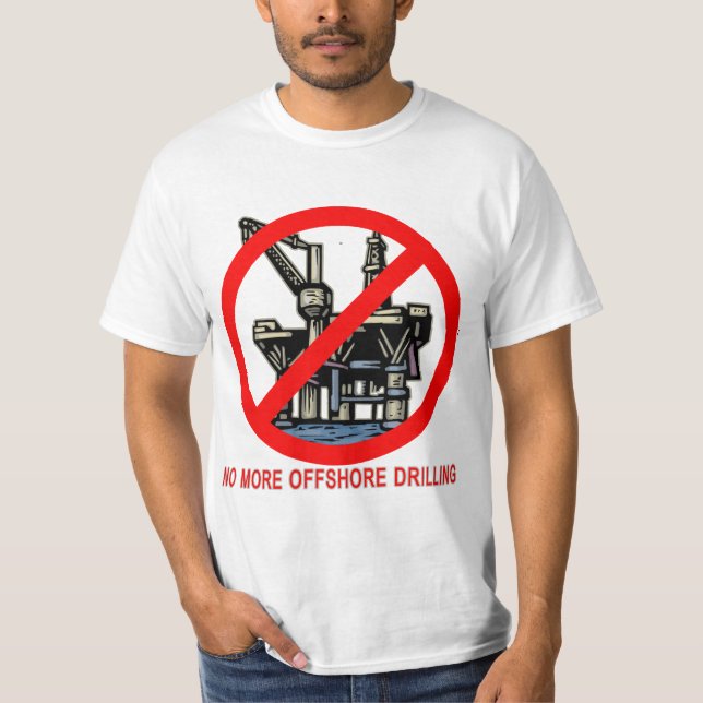 Não mais camiseta e botões da perfuração a pouca (Frente)