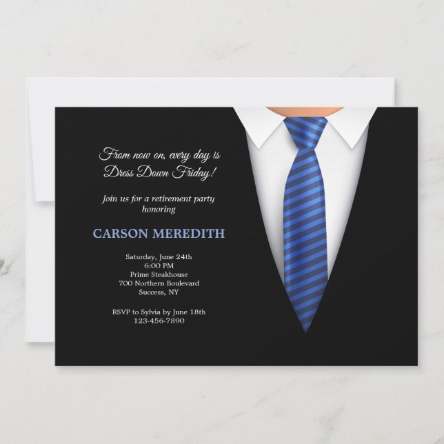 Não mais convite de festas da aposentadoria das (Frente)