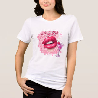 Não Mate Minha Vibração Camiseta Coquette Y2K Pink
