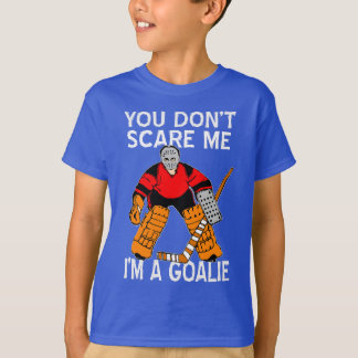 Não me assusta, sou uma camiseta de hóquei de gole