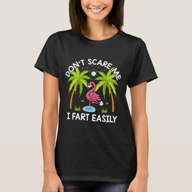Não me Assuste Eu Peido Facilmente Camisa engraçad (Frente)