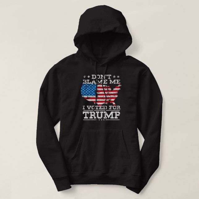 Não me culpes, eu votei em trump na camisa 2 (Frente do Design)