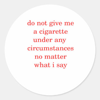 Não Me Dê Um Adesivo De Cigarro