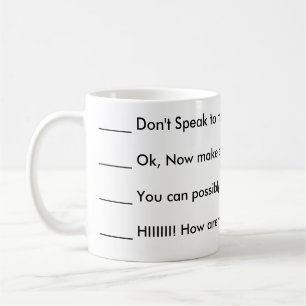Não me fale a caneca de café