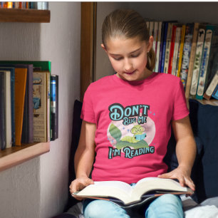 Não me Inseto, estou lendo camiseta de lagarta