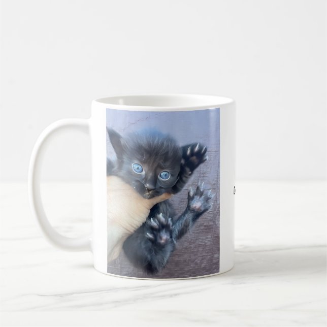 Não Me Irrite, Caneca de Café de Gatinho (Esquerda)