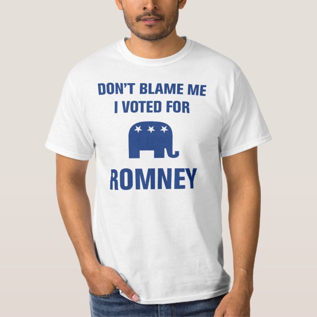 Não me responsabilize que eu votei para o t-shirt (Frente)
