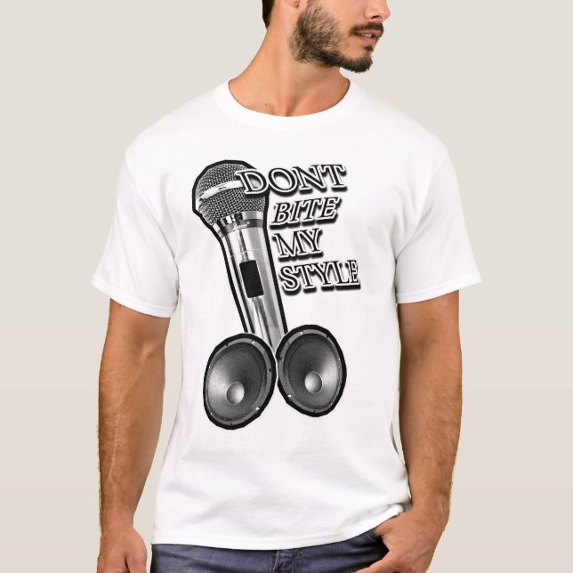 Não morda a camisa de HIP HOP t (Frente)